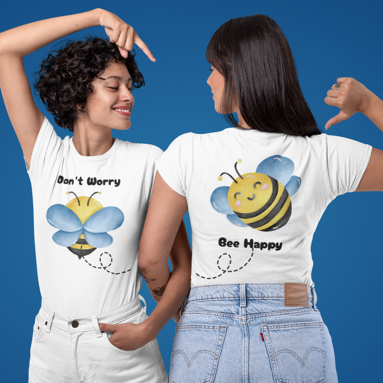 Don't Worry - Bee Happy - Premium T-Shirt
